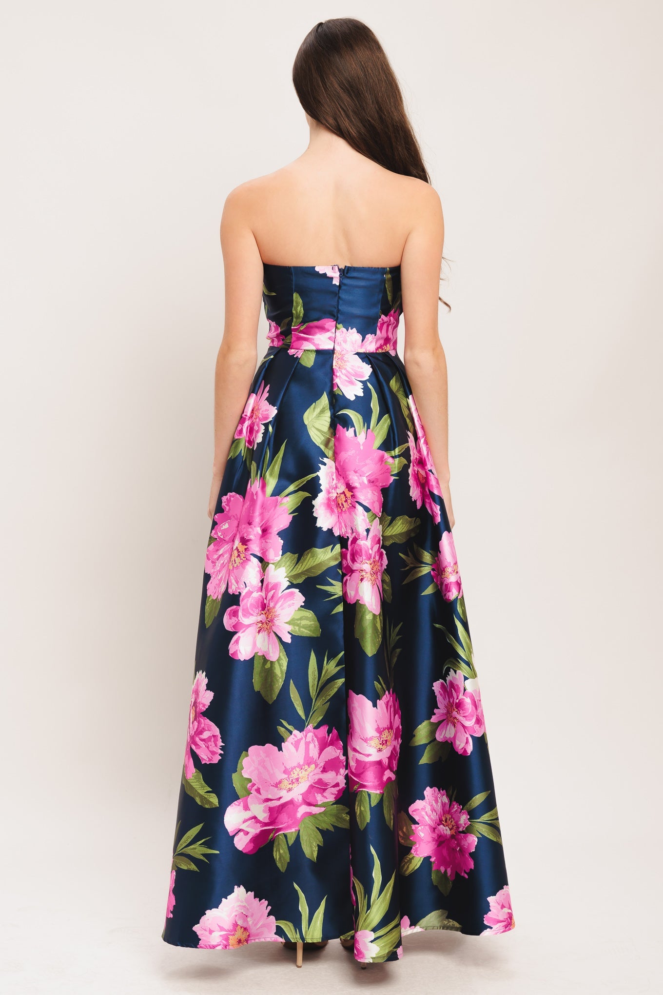 LUNA FLORA WOVEN MAXI DRESS