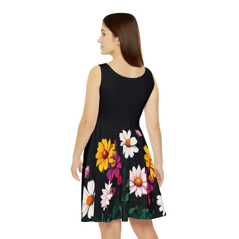 Ocean State Styles Floral Print Skater Dress Summer Events
